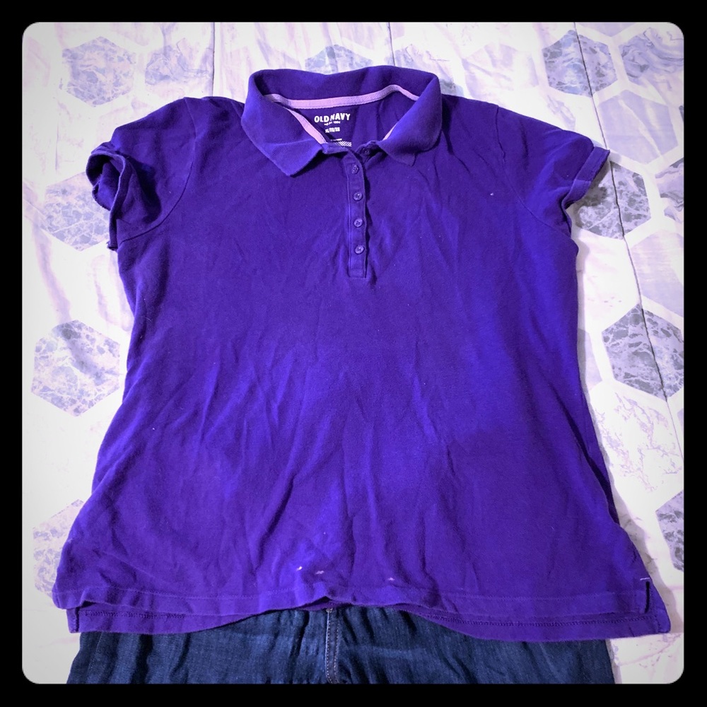 Purple Collar Shirt